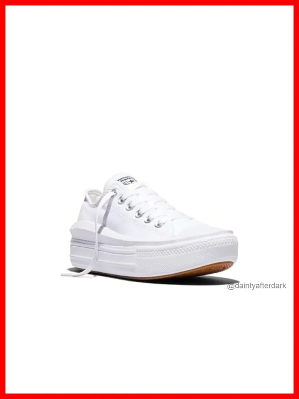 Converse Chuck Taylor All Star Canvas Platform Low Top Sneakers Women's